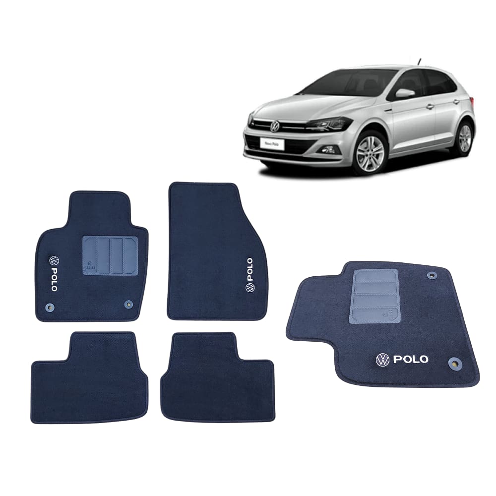 Tapete Carpete 5Mm Volkswagen Polo 2021 2022 2023