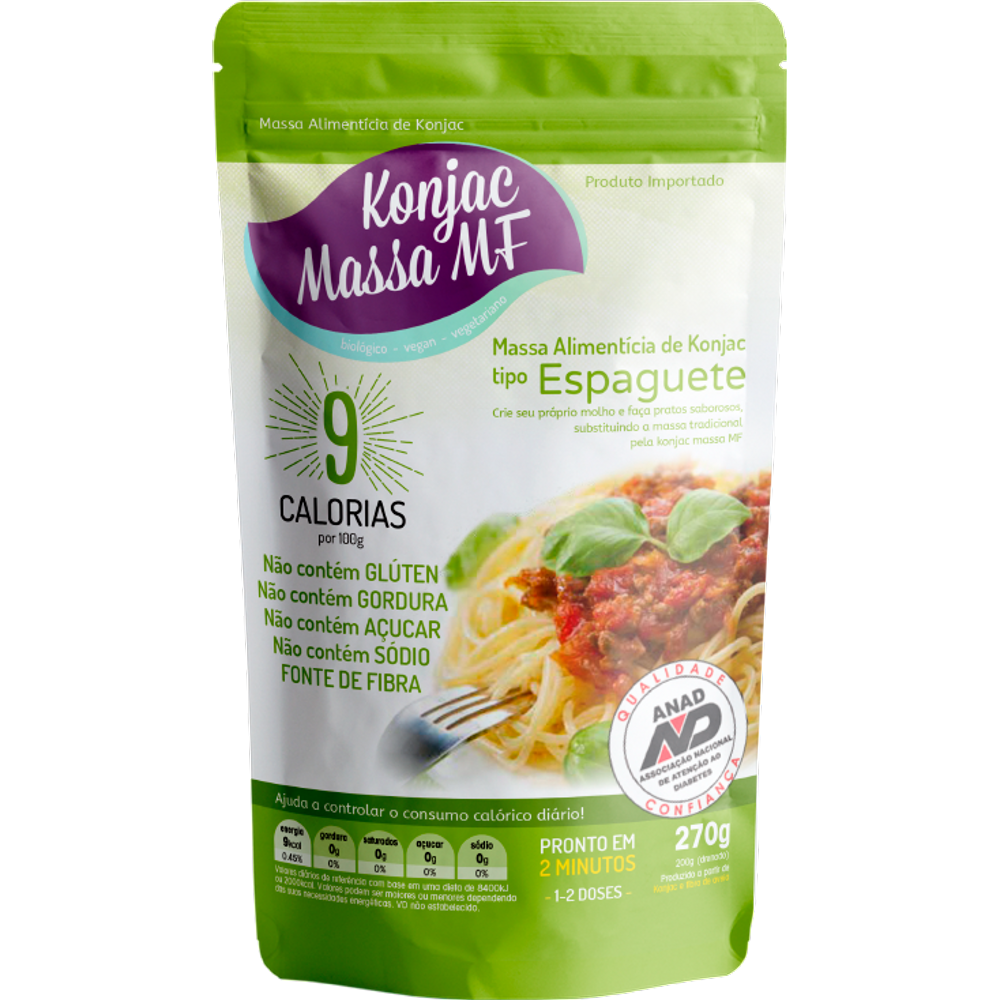 Kit 3X: Massa Konjac Tipo Espaguete 270g