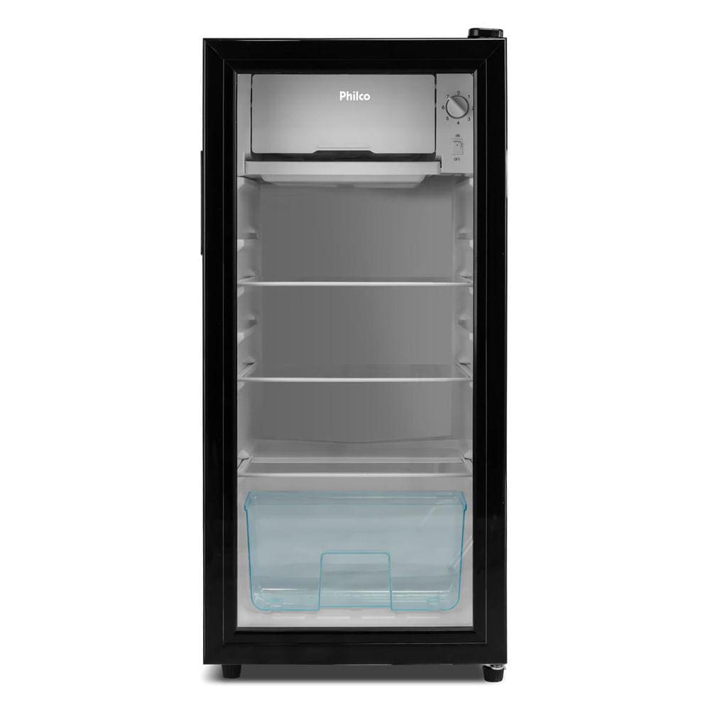 Frigobar Philco PFG105PG Vidro Duplo 7 Níveis 85L