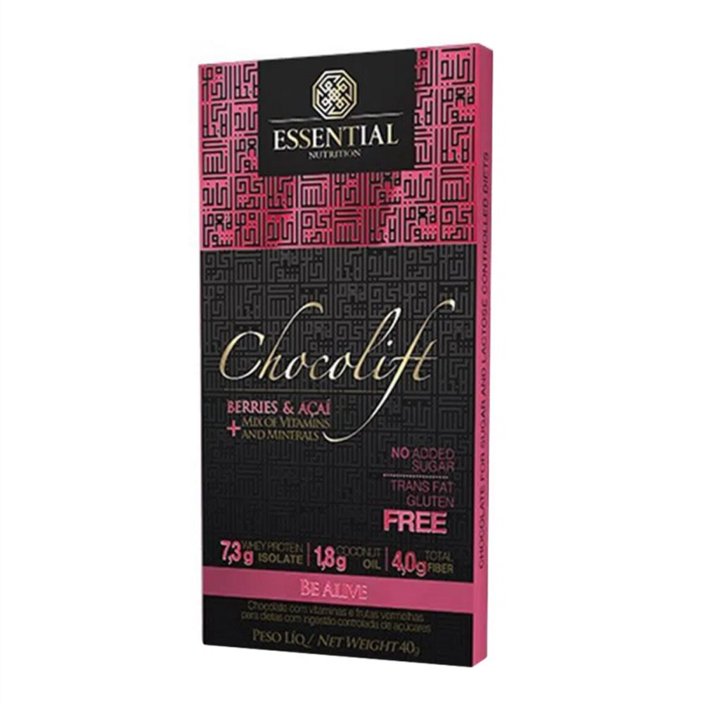 Kit 3X: Chocolift Be Alive Berries Essential Nutrition 40g