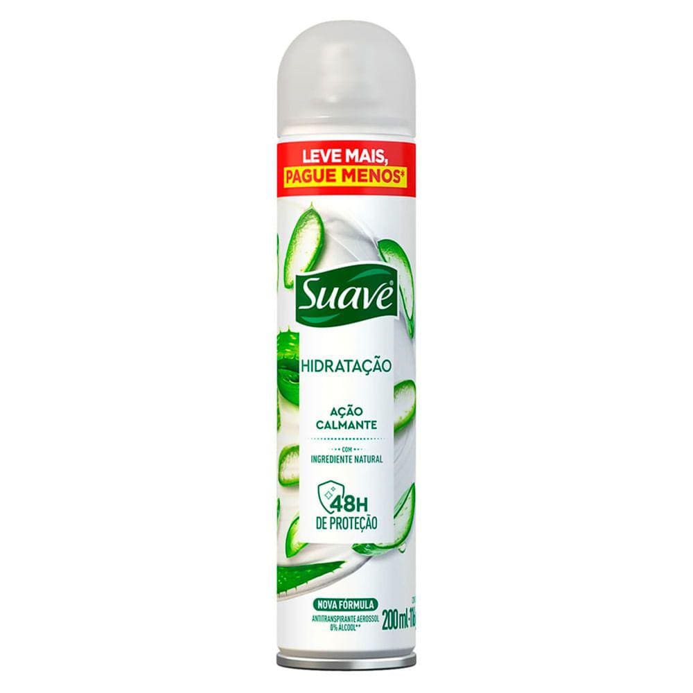 Desodorante Aerosol Suave Hidratação 200ml