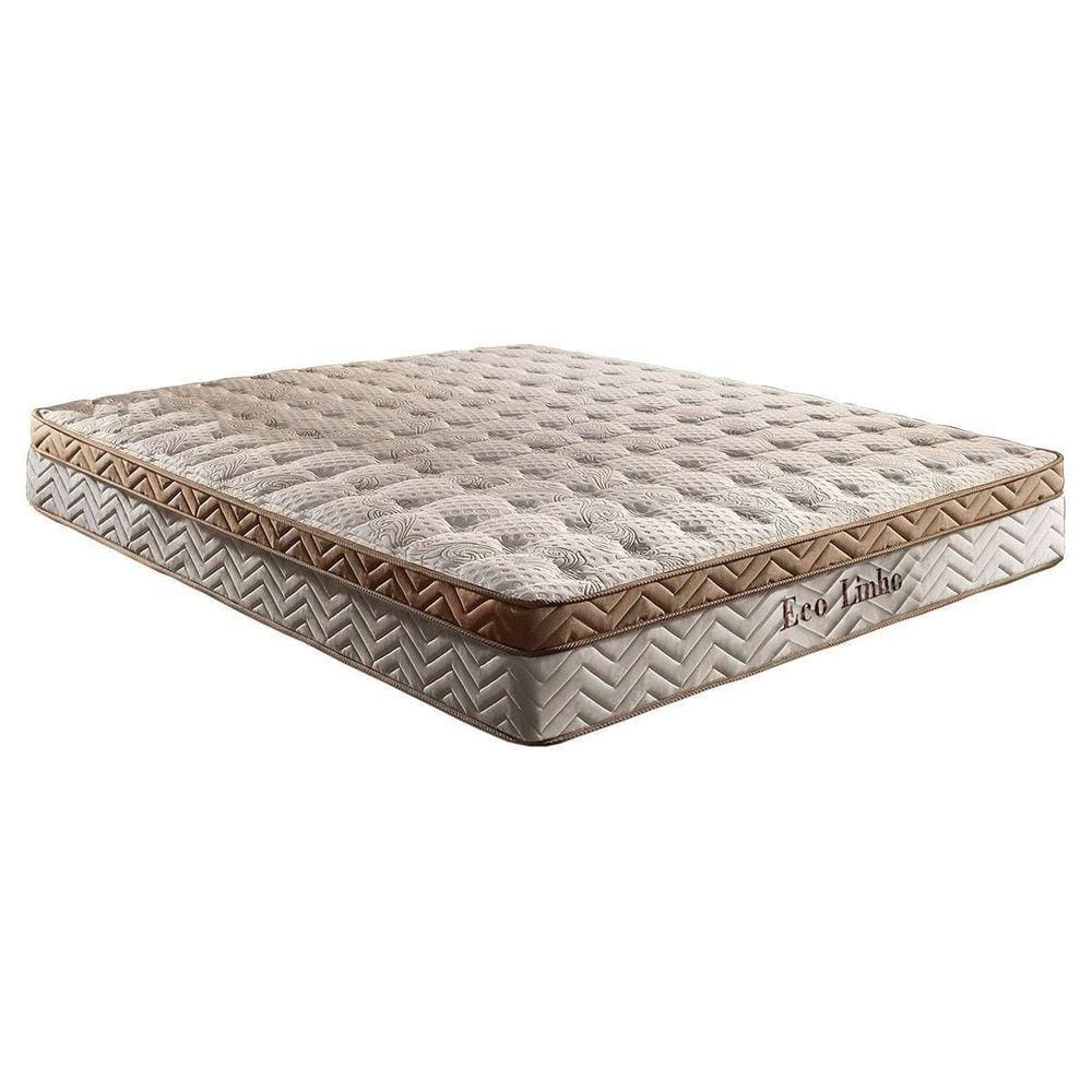 Colchão Casal Molas MasterPocket Ensacadas Eco Linho Euro Pillow (138x188x32) - Paropas