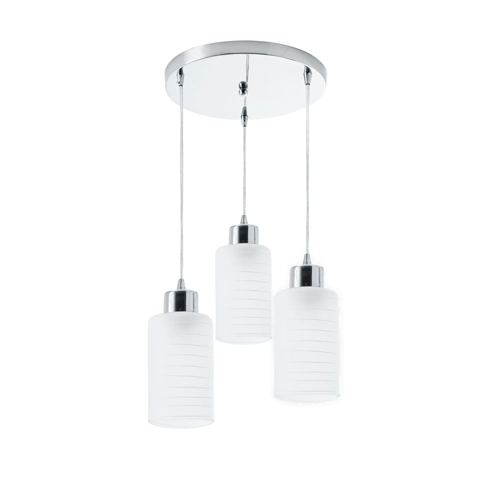 Luminária Pendente Track Quarto Sala Balcão 3 lâmpadas E27 Bivolt