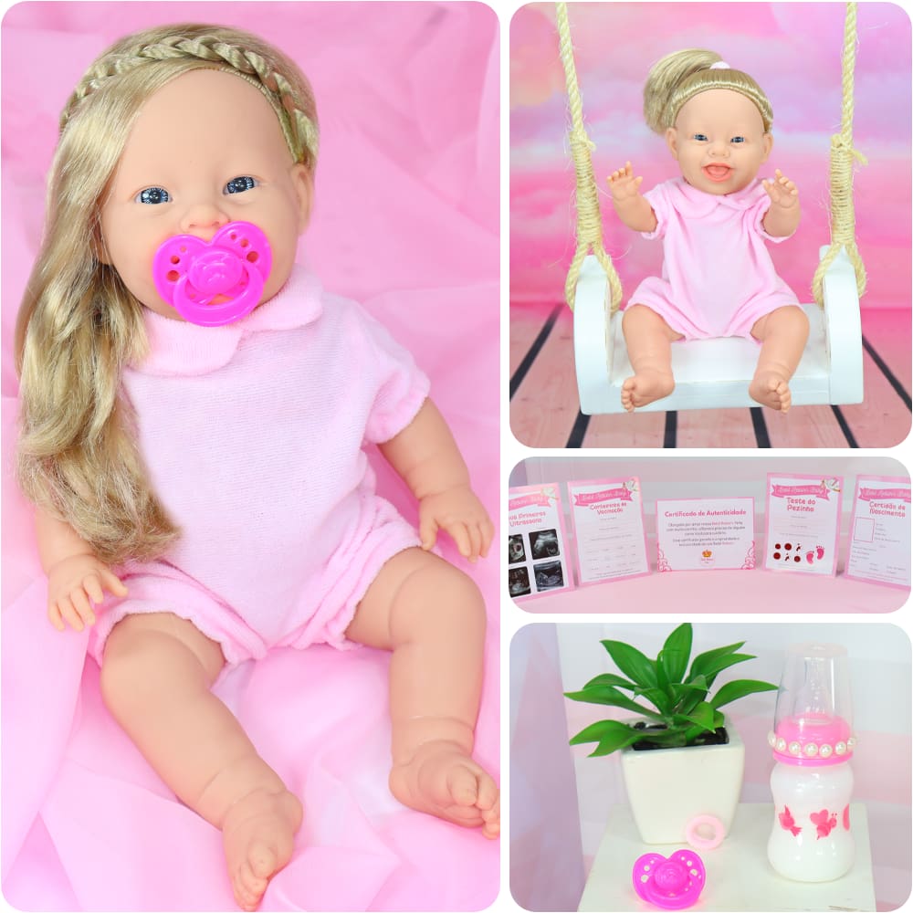 Boneca Bebe Reborn Barato Super Barata - Chic Outlet - Economize