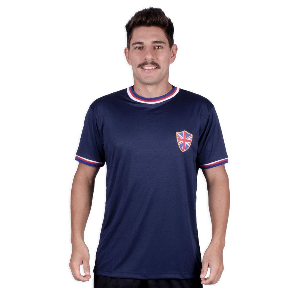 Camisa Wunder Inglaterra Copa 2022 Azul
