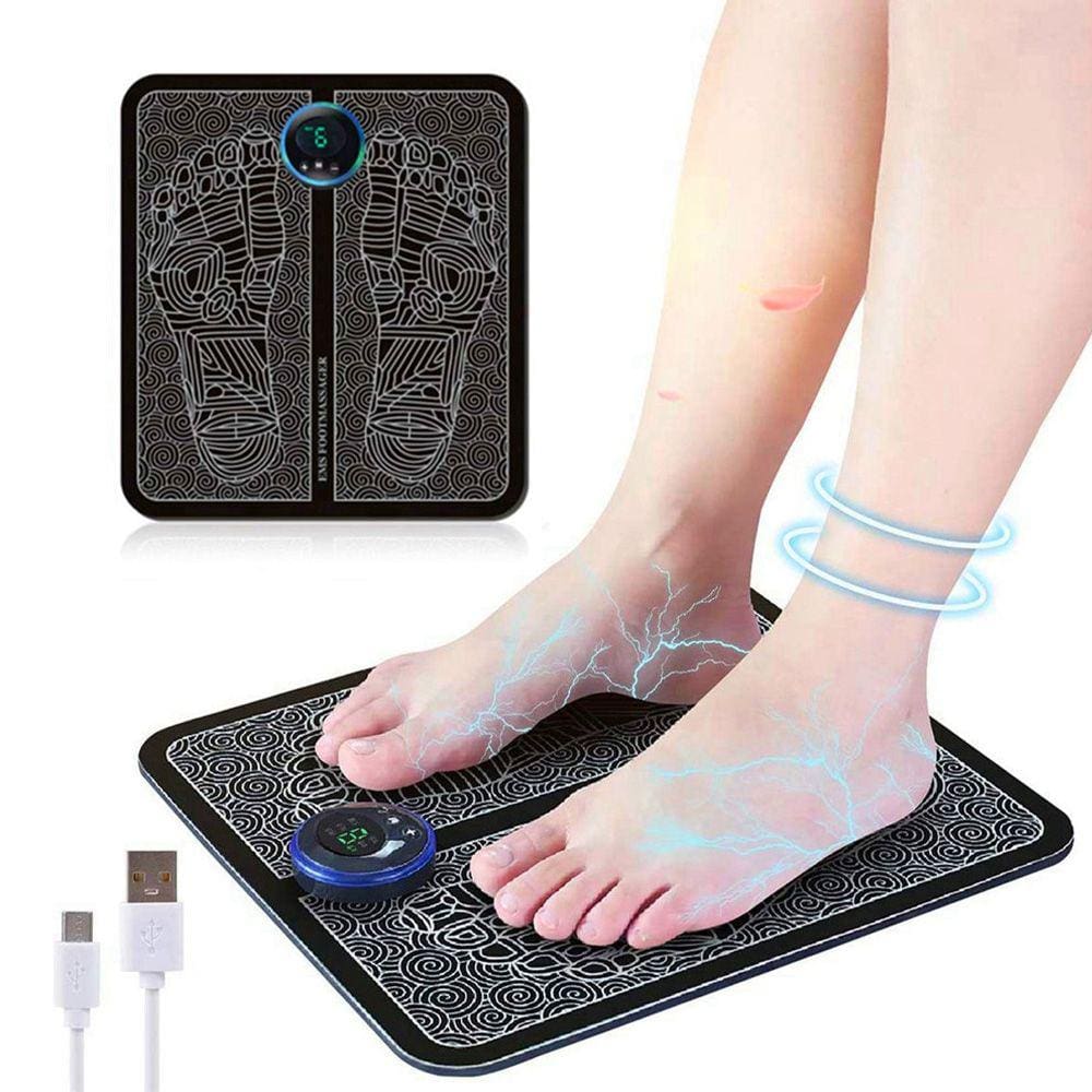 Tapete Massageador Eletrico de Pes Pernas Bem Estar Reflexologia Massagem Muscular Relaxante