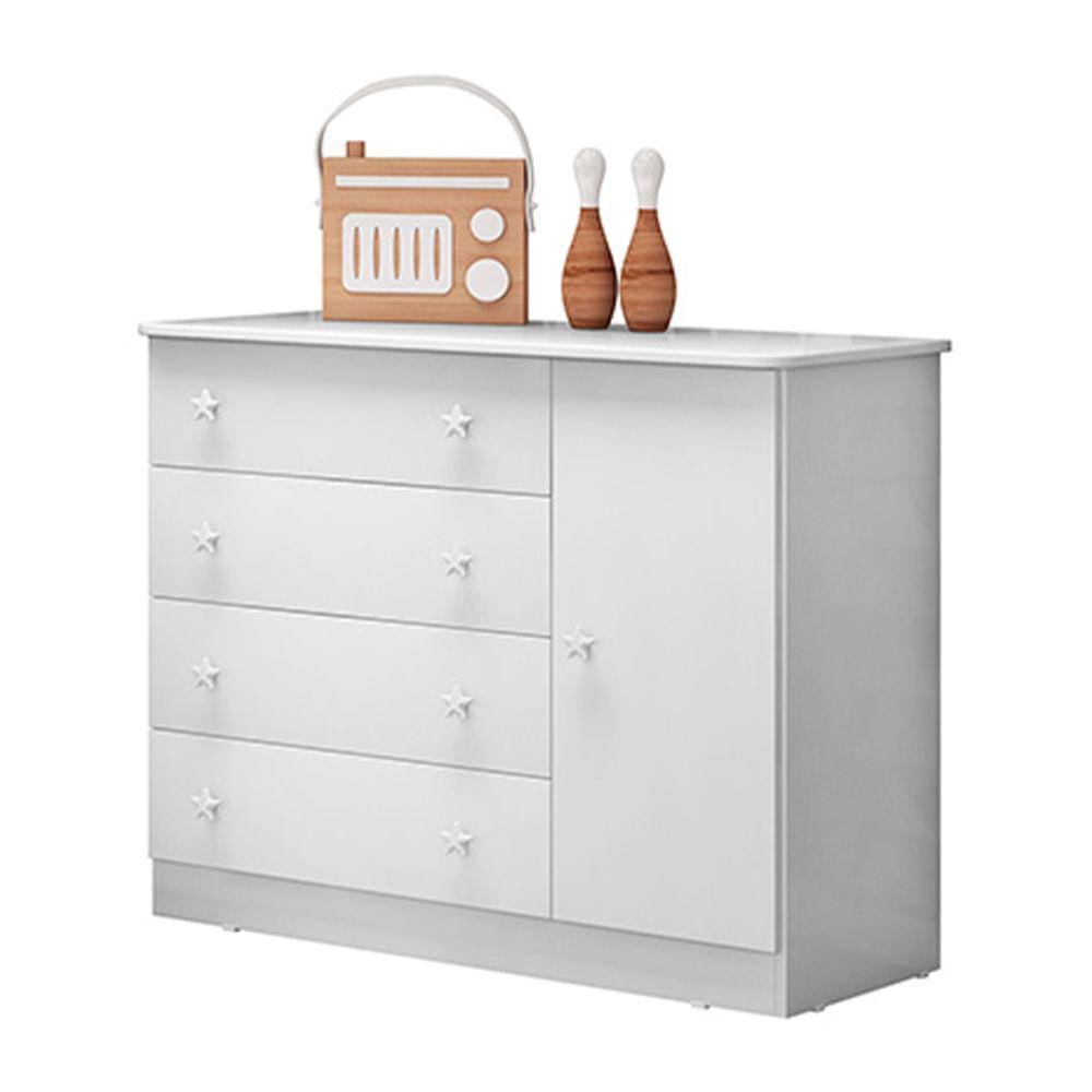 Cômoda Infantil Doce Sonho Qmovi Branco