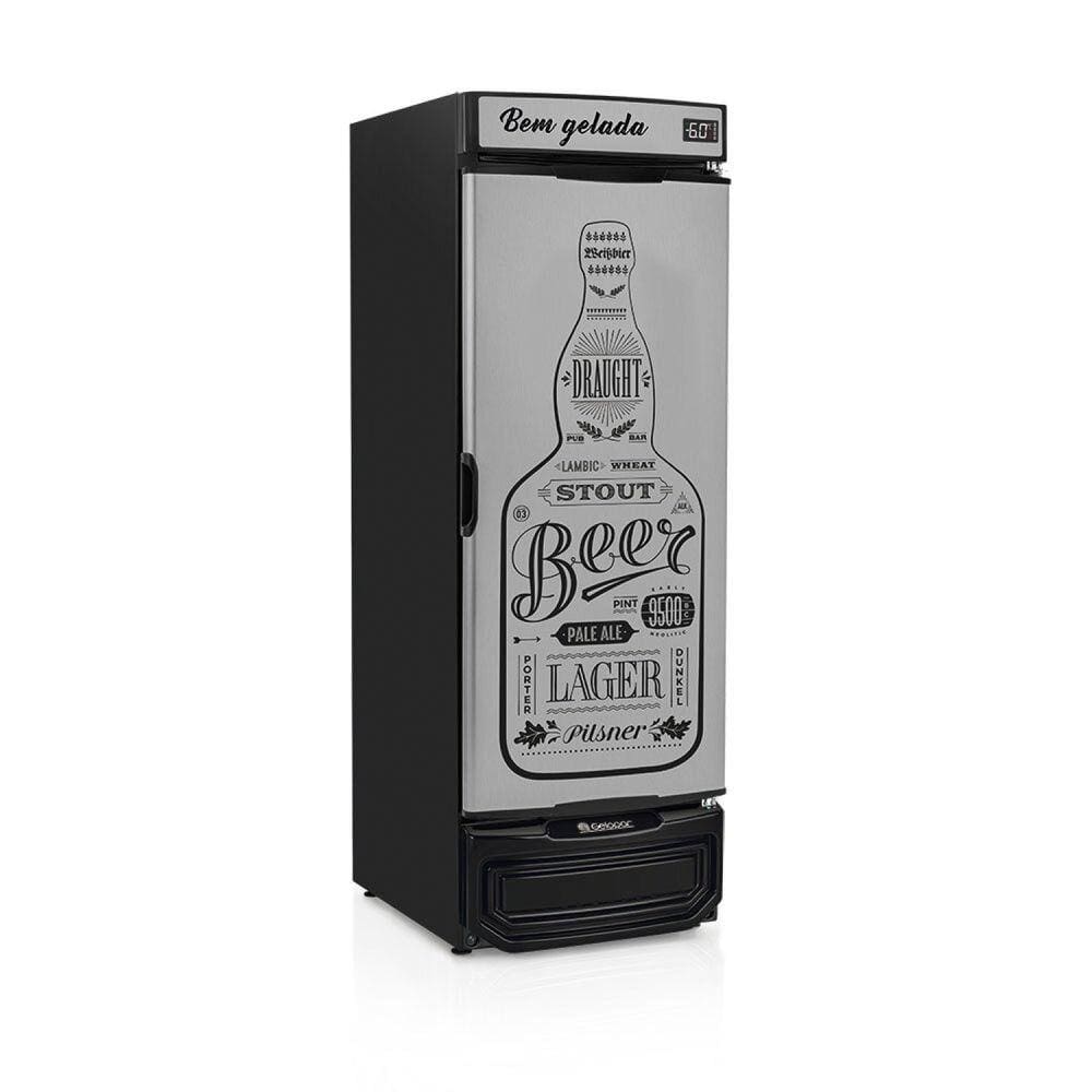 Cervejeira Gelopar 570L - Grb-57 GW PR Preto - 220V