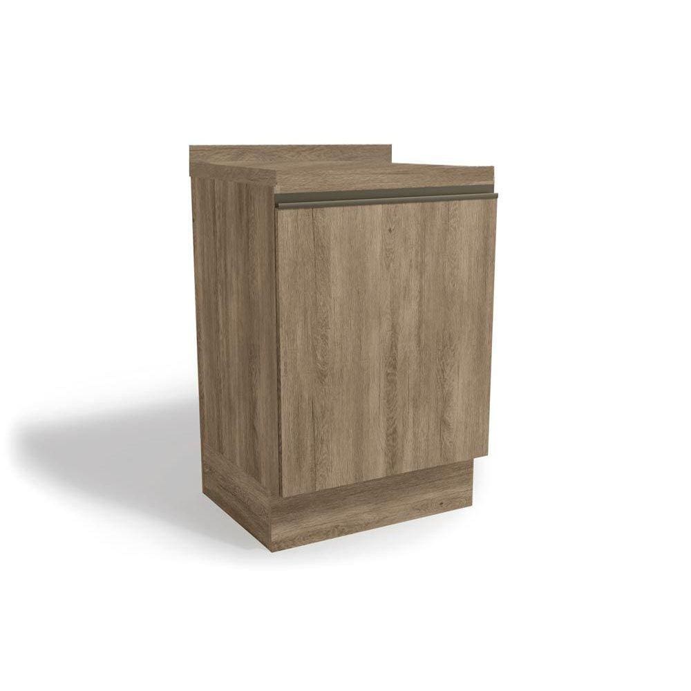 Módulo Cozinha Kappesberg Maxxi G742 1 Porta c/ Tampo Nogal
