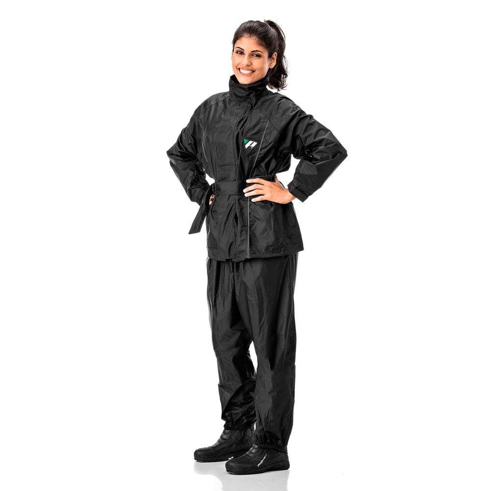 Conjunto Capa De Chuva Nylon Feminino Forro Moto Pantaneiro