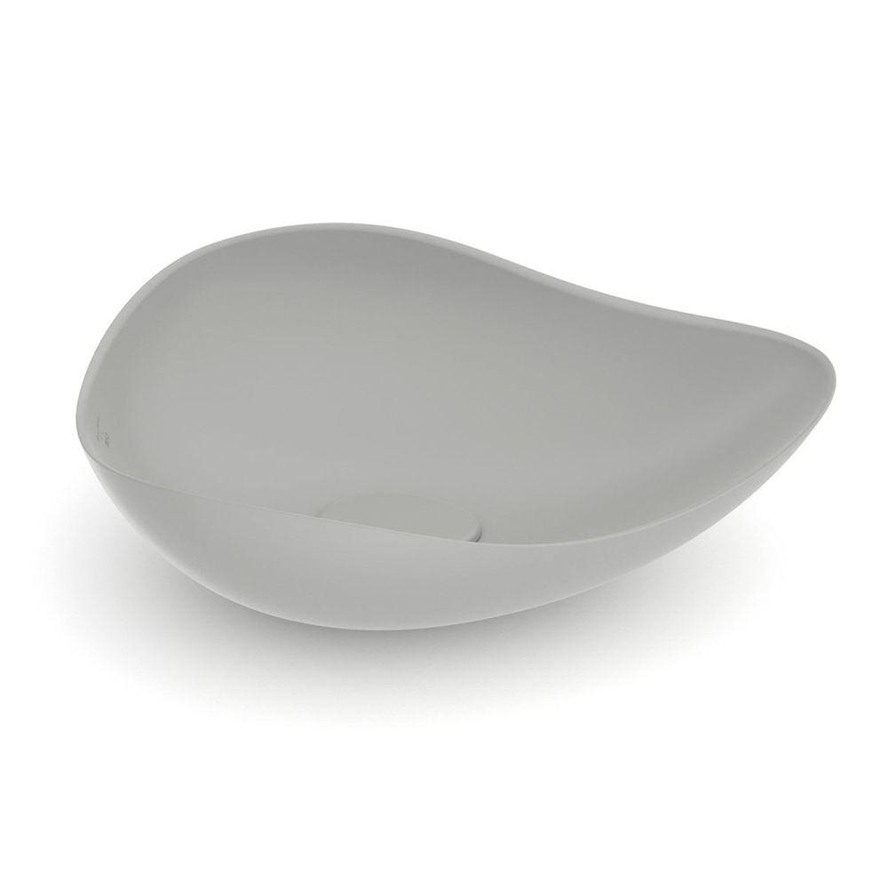 Cuba de Apoio Oval 54x37,5cm Ruy Ohtake Roca Stone