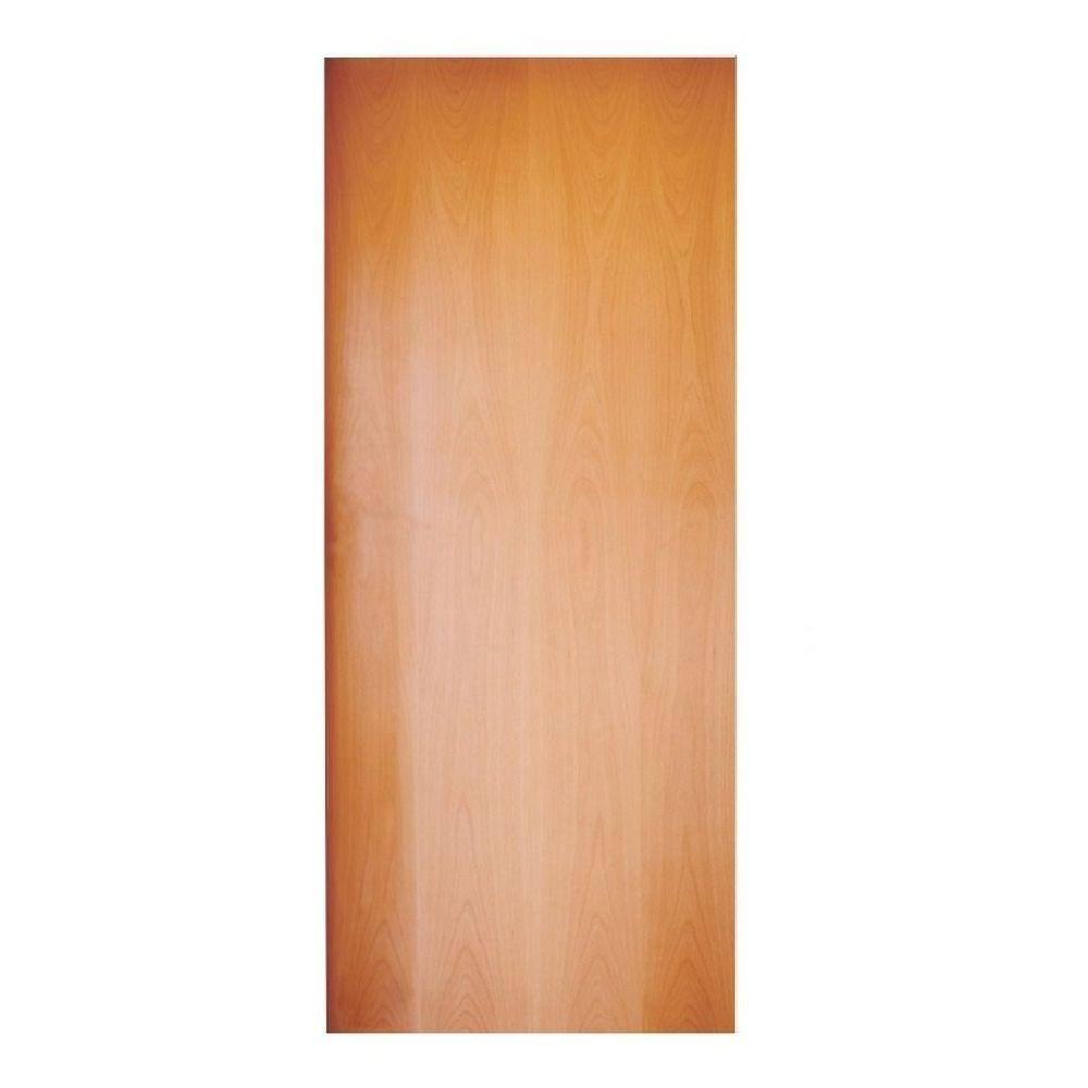 Folha de Porta em Madeira Tauari Lisa 210x60cm Mapaf Marrom
