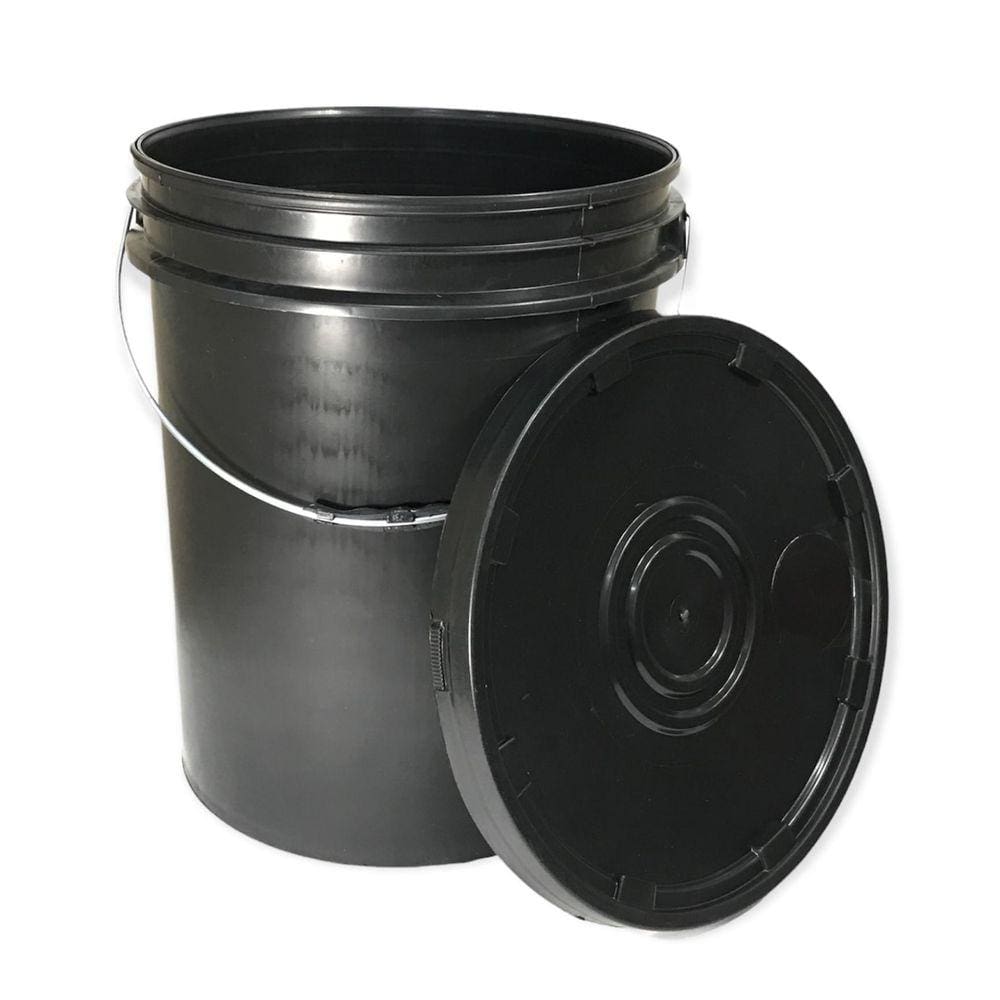 Balde Plastico 20 Lt Preto