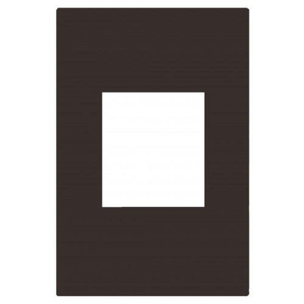 Placa P/2 Mod.Juntos Com Suporte 4X2 - Recta Chocolate Satin
