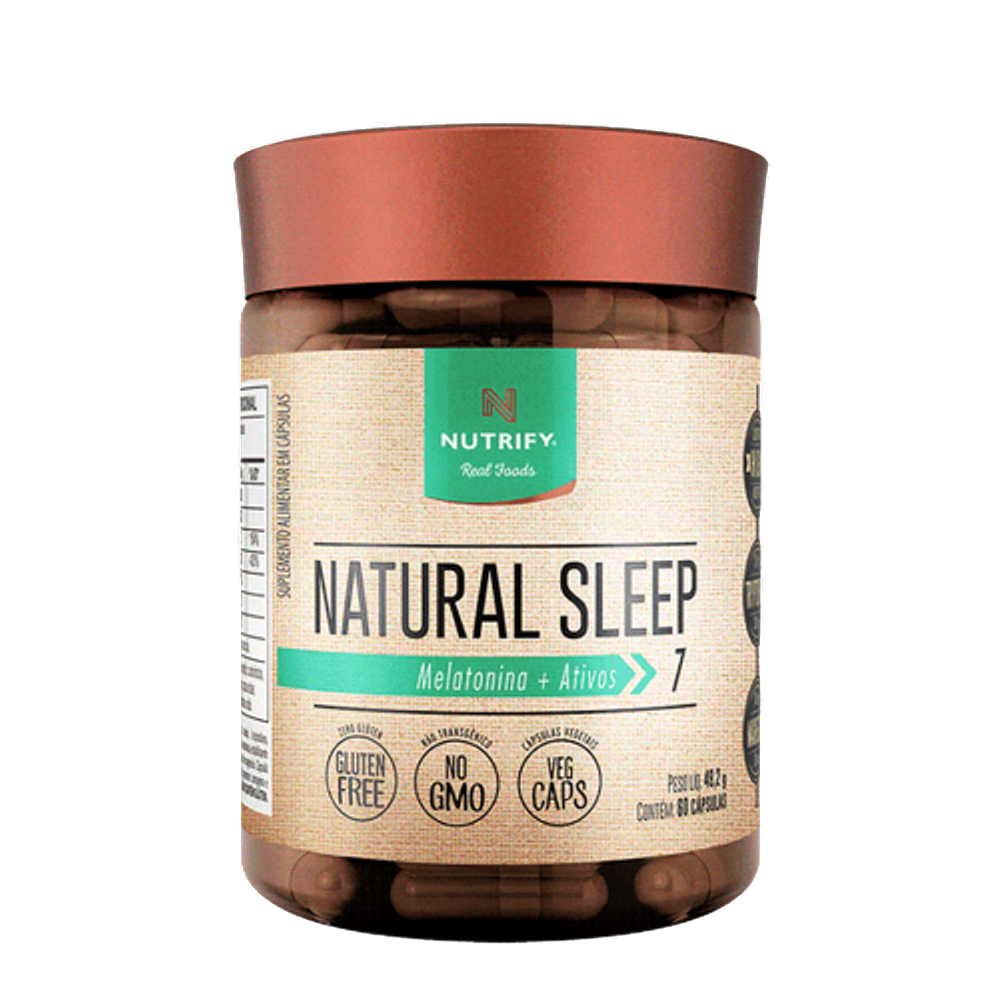 Kit 2X: Natural Sleep Nutrify 60 Cápsulas