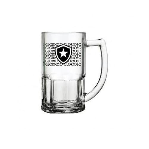 imagem-Caneca De Vidro Chopp Cerveja 340Ml Botafogo Licenciado