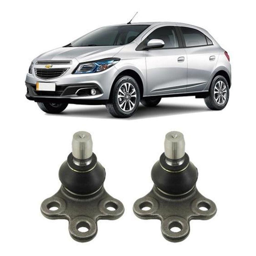 Kit 2 Pivô Bandeja Dianteira Gm Onix 15 16 2017 2018 2019