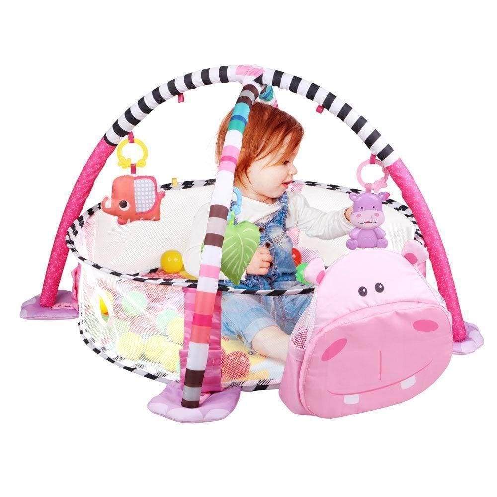 Tapete De Atividades Piscina De Bolinhas - Hippo Baby Style