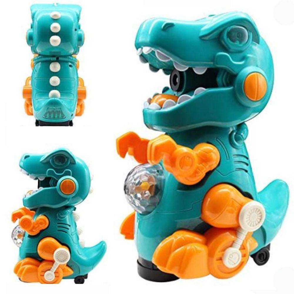 Lança Bolha De Sabão Dinossauro Com Som Luzes E Movimento