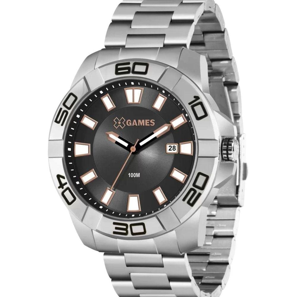 Relógio X-Games Com Pulseira em Aço XMSS1047-P1SX