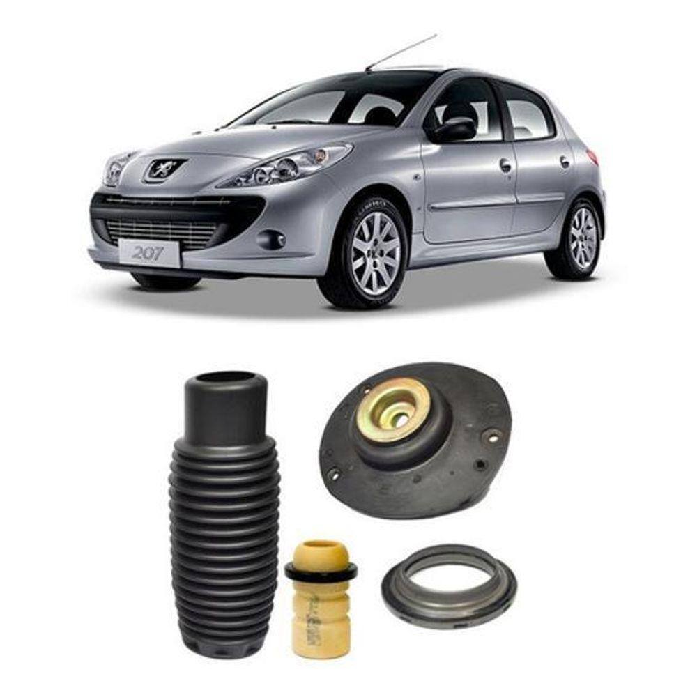 Kit Coxim Batente Dianteiro Esquerdo Peugeot 207 1.4 09/15