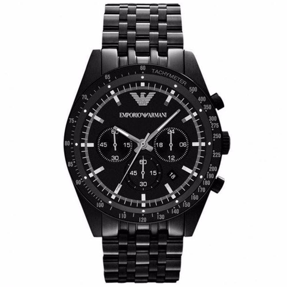 Relógio Masculino Ar 5989 Black Empório Armani
