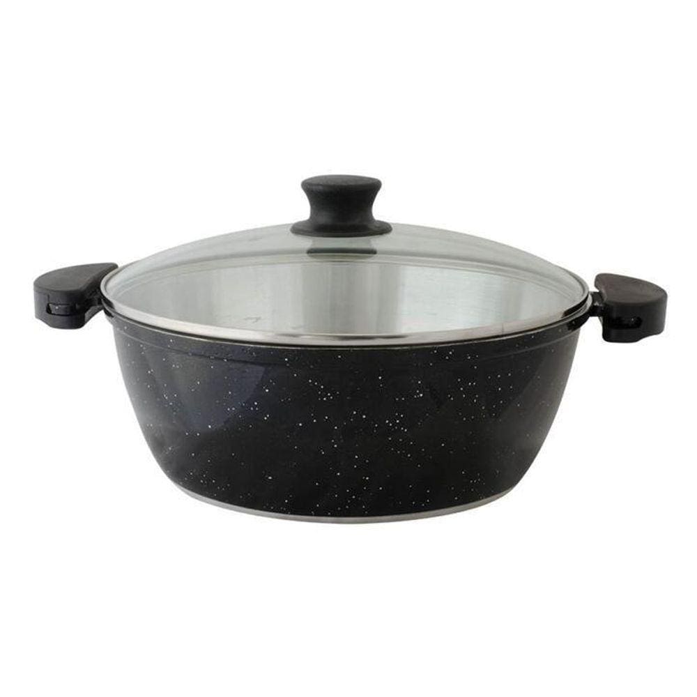 Panelão Alumínio Fundido Gulê Preto Pigmantado 28Cm 5,5 L