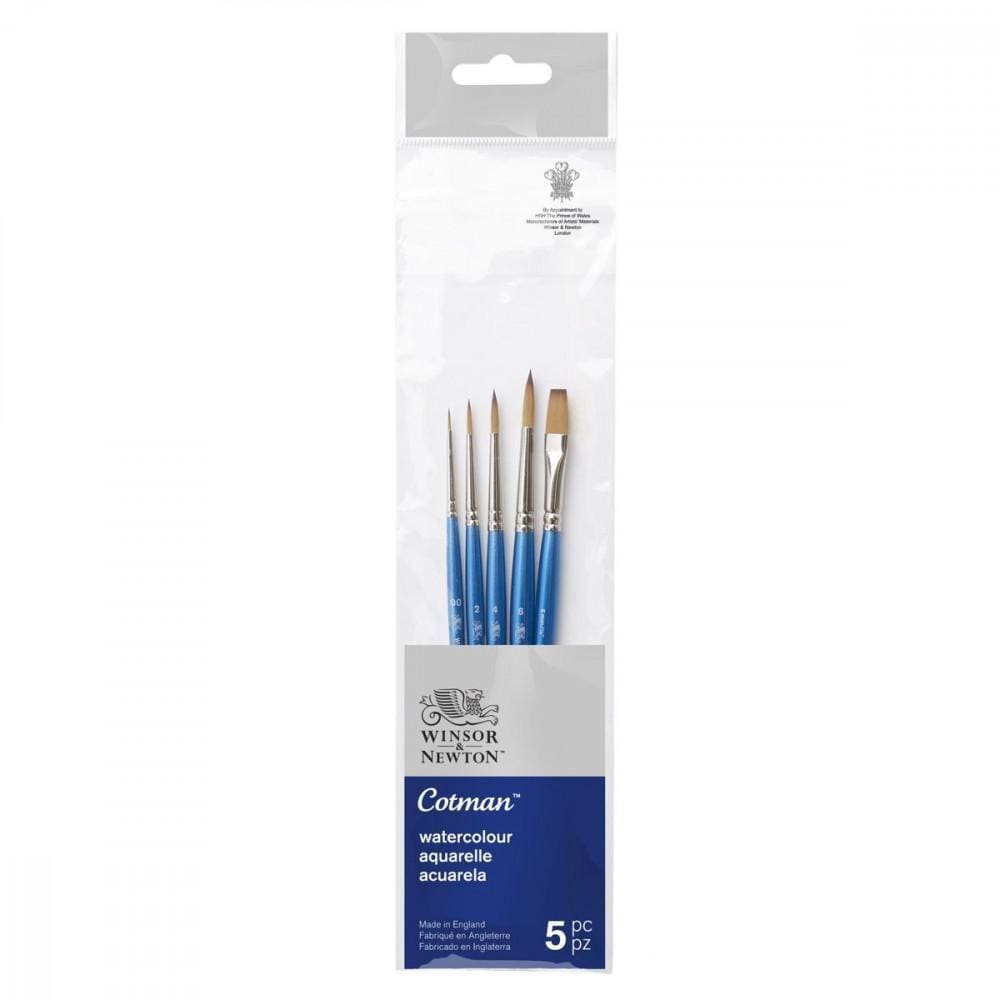 Pincéis Winsor & Newton Cotman Para Aquarela 5 Unid