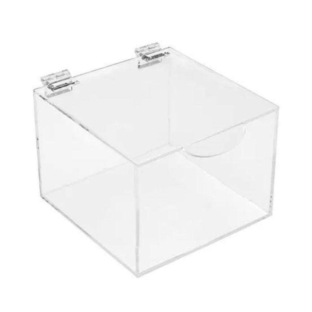 Porta Cápsulas Caixa Acrílico Organizador 18X18X18Cm