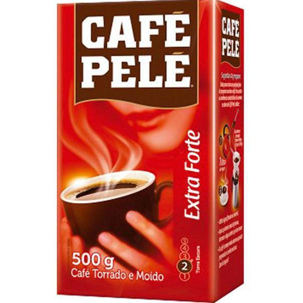 Café À Vácuo Torrado E Moído Extra Forte Pelé 500G