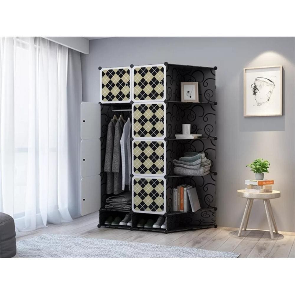 Cabideiro Guarda Roupa Portatil Sapateira Roupa Knagur