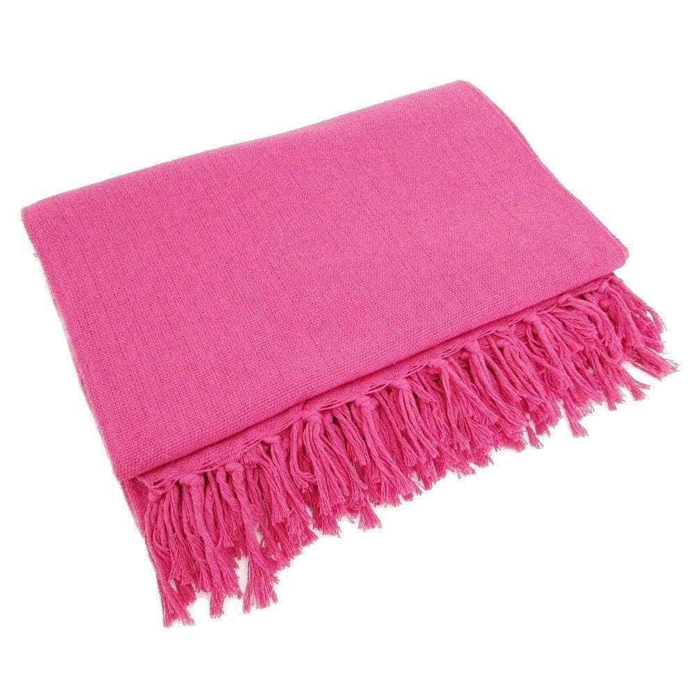 Manta Em Algodão Rosa Gigante 2,40 X 1,80 Rosa Gigante