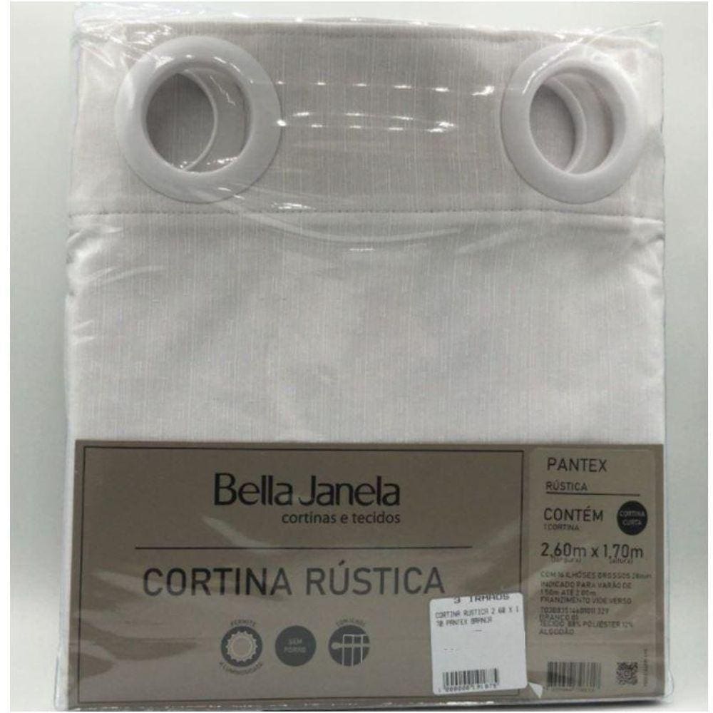 Cortina Rústica 2,60 X 1,70 Pantex Bella Janela