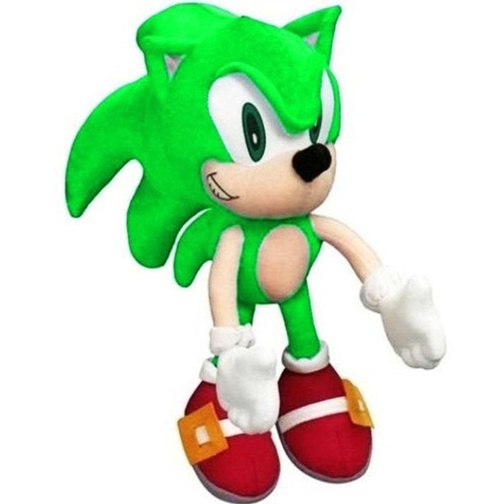 Pelúcia Boneco Fofinho Coleção Tipo Turma Do Sonic Verde