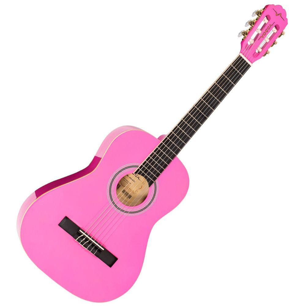 Violão Vogga Vca95 Infantil Pk Rosa