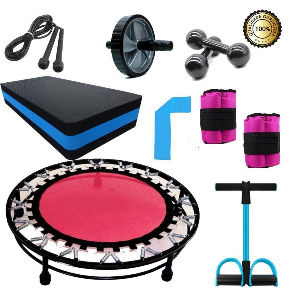 Kit Aeróbico Para Treino De Ginástica Com Mini Jump