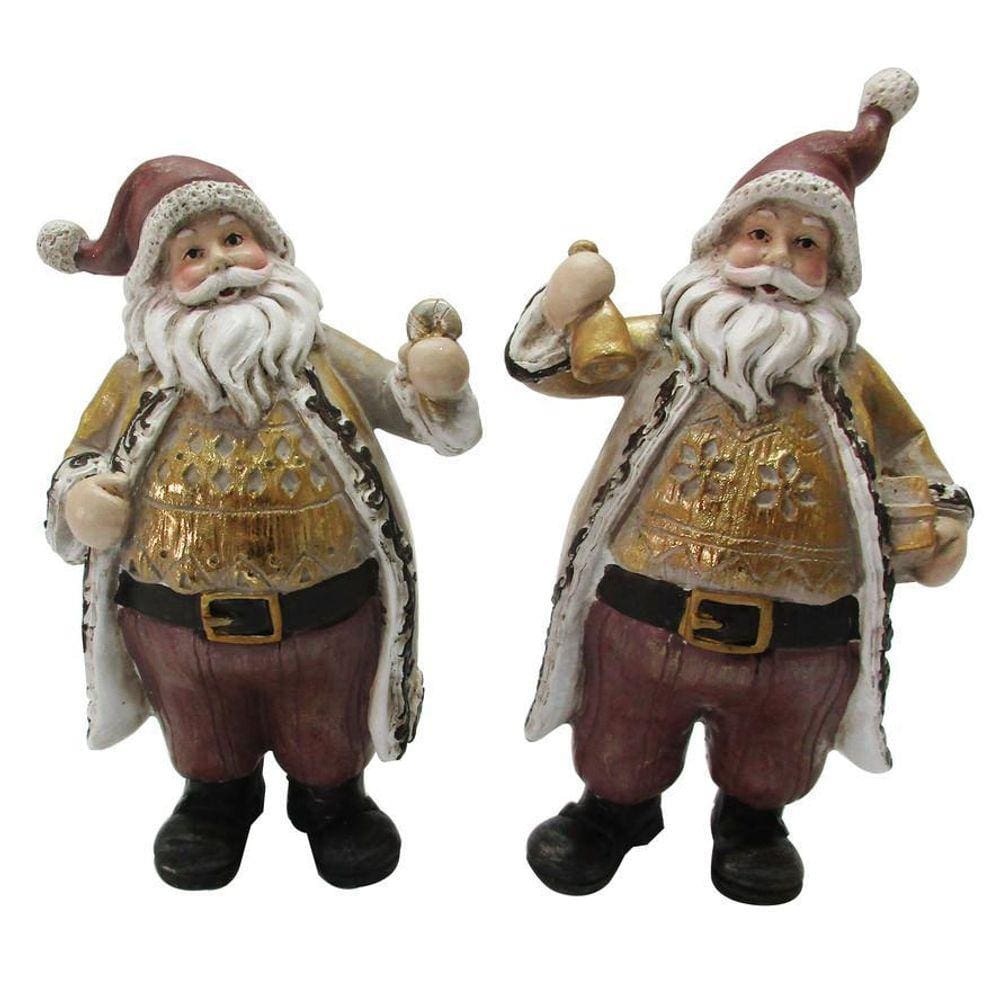 Jogo 2 Papai Noel 17Cm