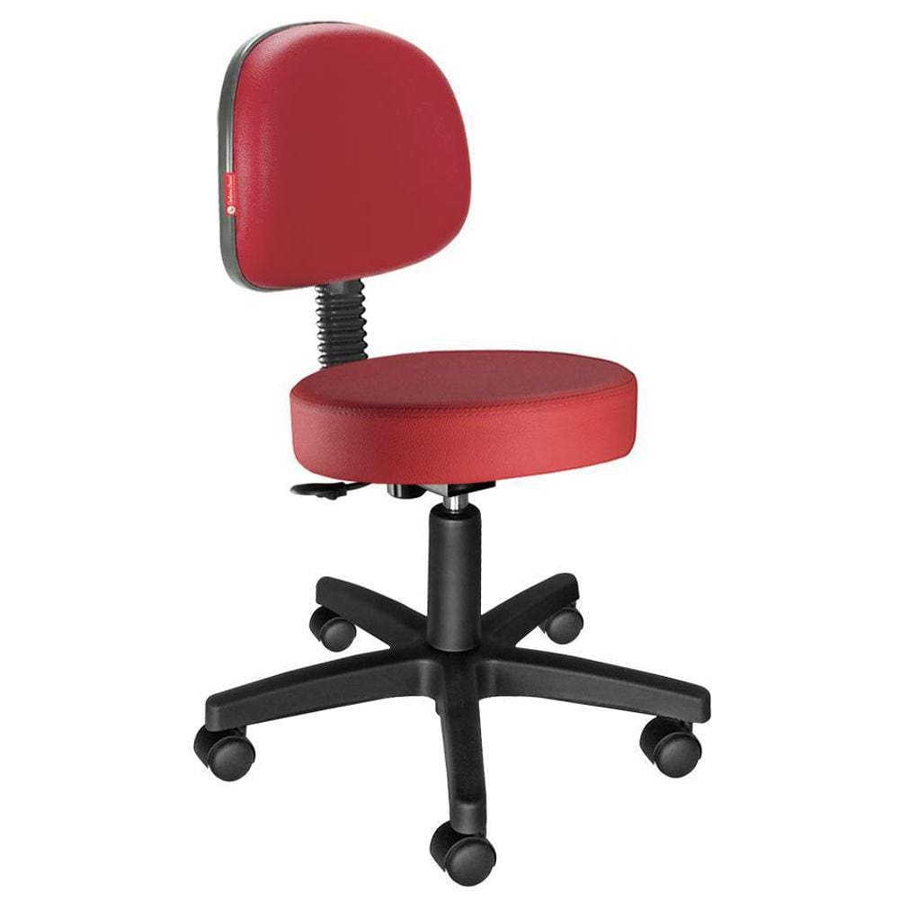 Mocho Estética Secretária Vermelho Cadeira Brasil