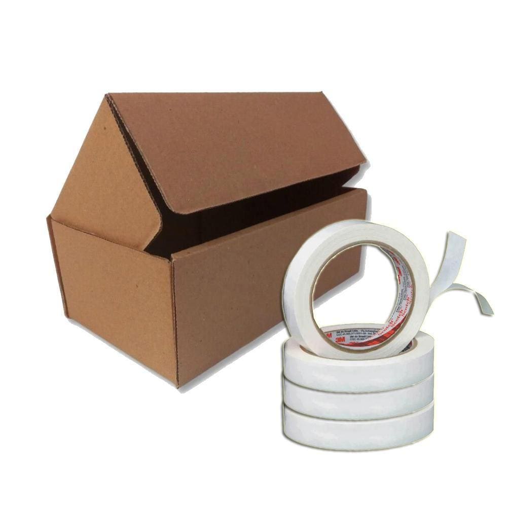 Fita Adesiva Fina Dupla Face Transparente 18X30 Kit 40