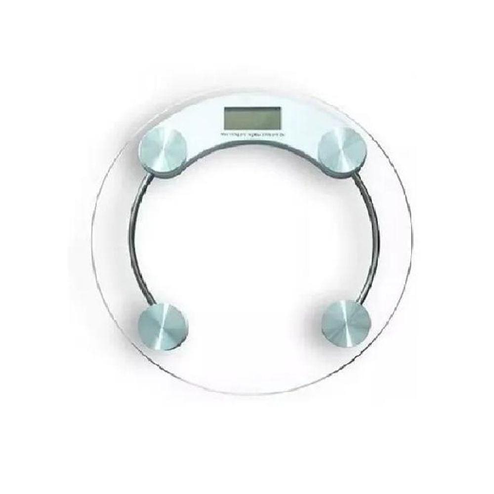 Balança De Piso Digital De Vidro Redonda 180Kg - Bons Cheff
