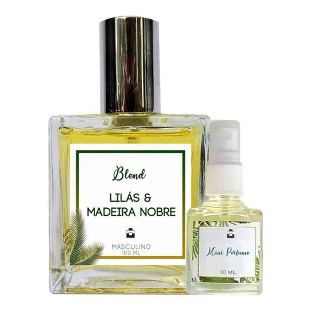 Perfume Masculino Lilás & Madeira Nobre 100ml + Mini 10ml