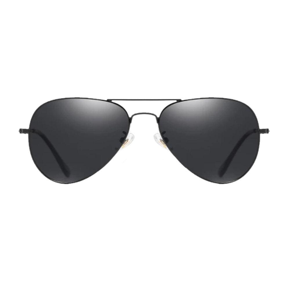 Óculos De Sol Masculino Estilo Aviador Preto Polarizado