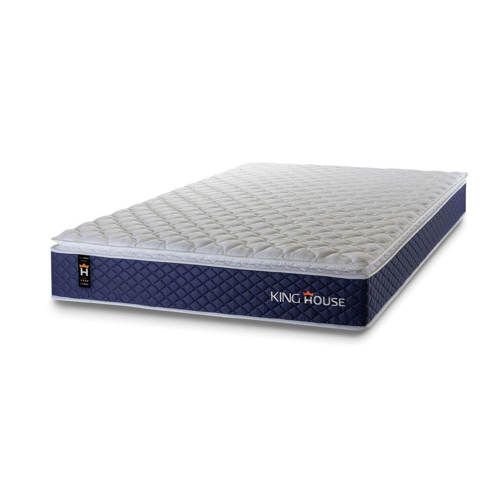 Colchão c/ Molas Ensacadas Lagras Azul King 193x203x28