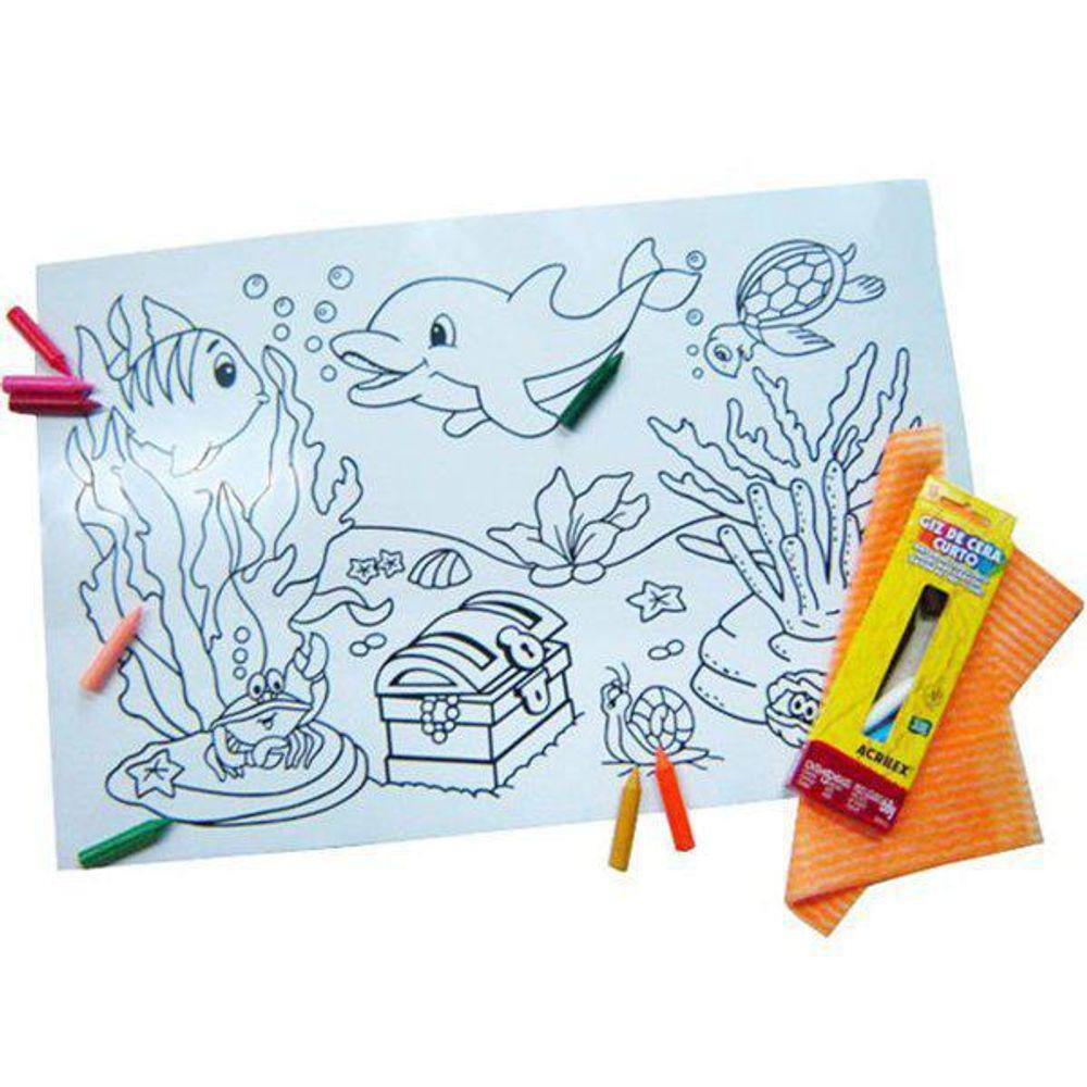 Quadro Mágico Fundo Do Mar - Kits For Kids