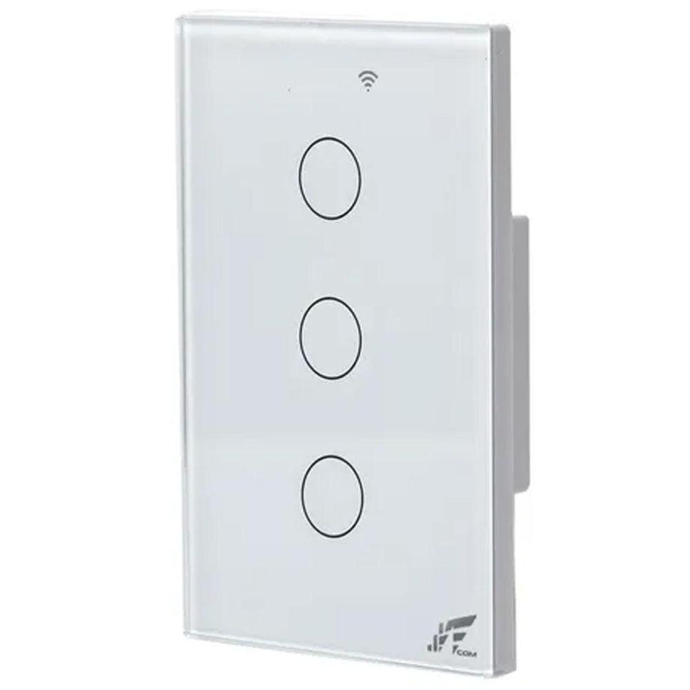 Interruptor Inteligente Wifi 3 Botão-Touch Smartonoff Parede