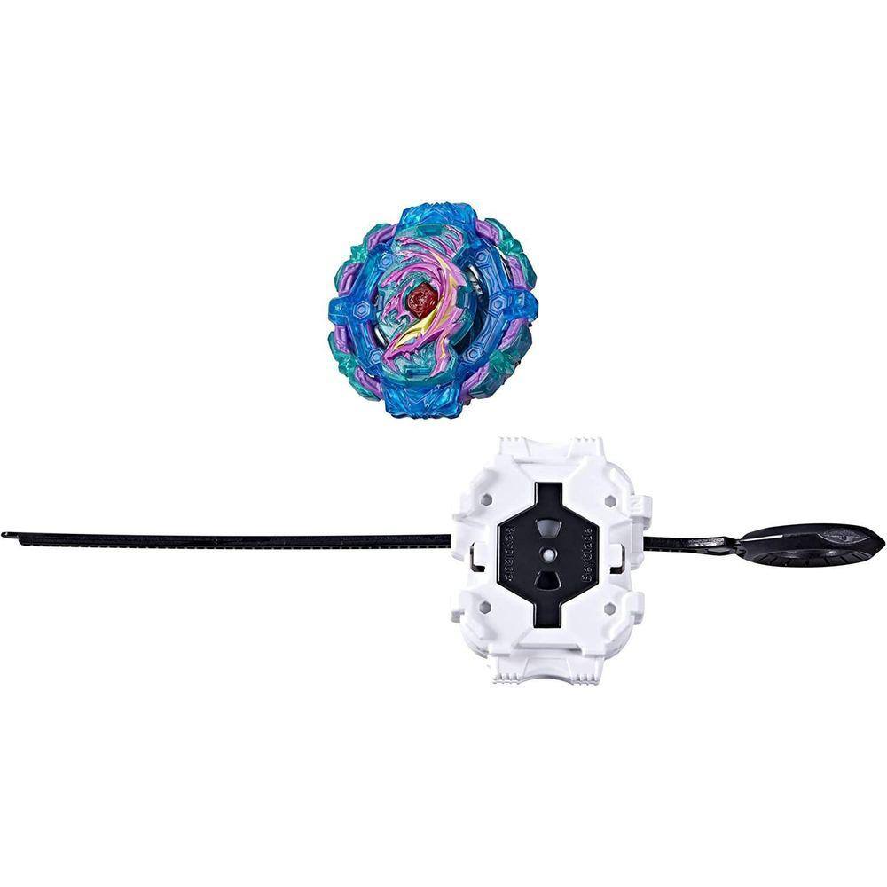 Beyblade C/ Lançador Burst QuadStrike Pião Chain Kerbeus K8