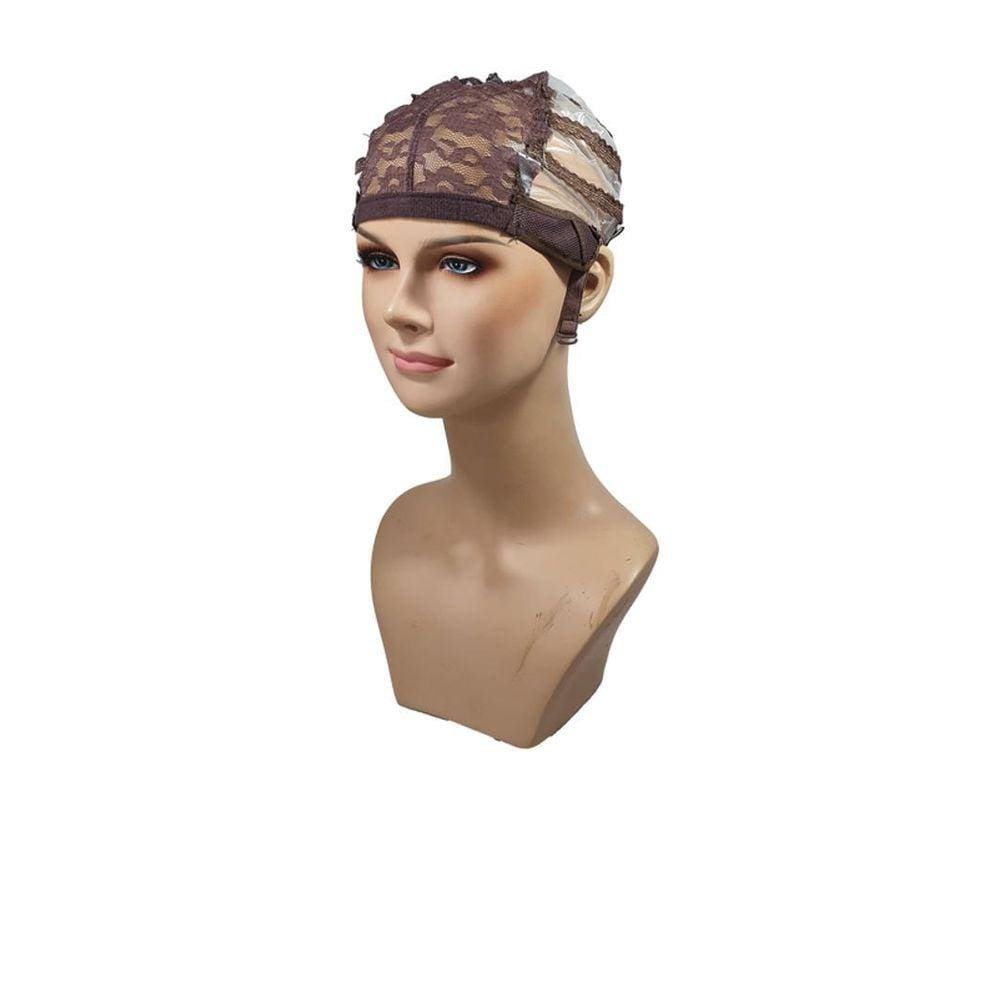 Touca Para Confecção De Peruca Lace Wig Marrom Escuro