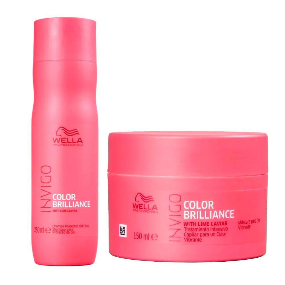 Kit Shampoo e Máscara Wella Invigo Color Brilliance