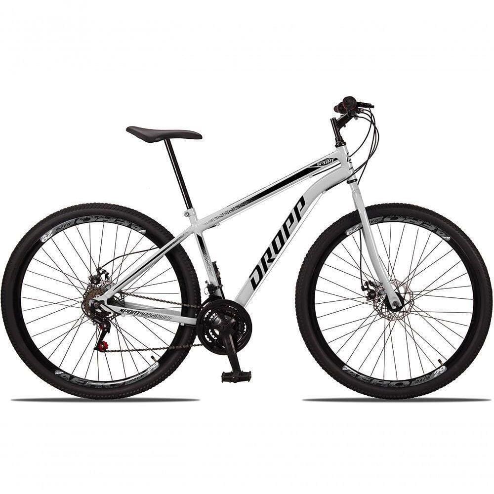 Bicicleta 29 Aço 21 Marchas Freio A Disco Branco+preto