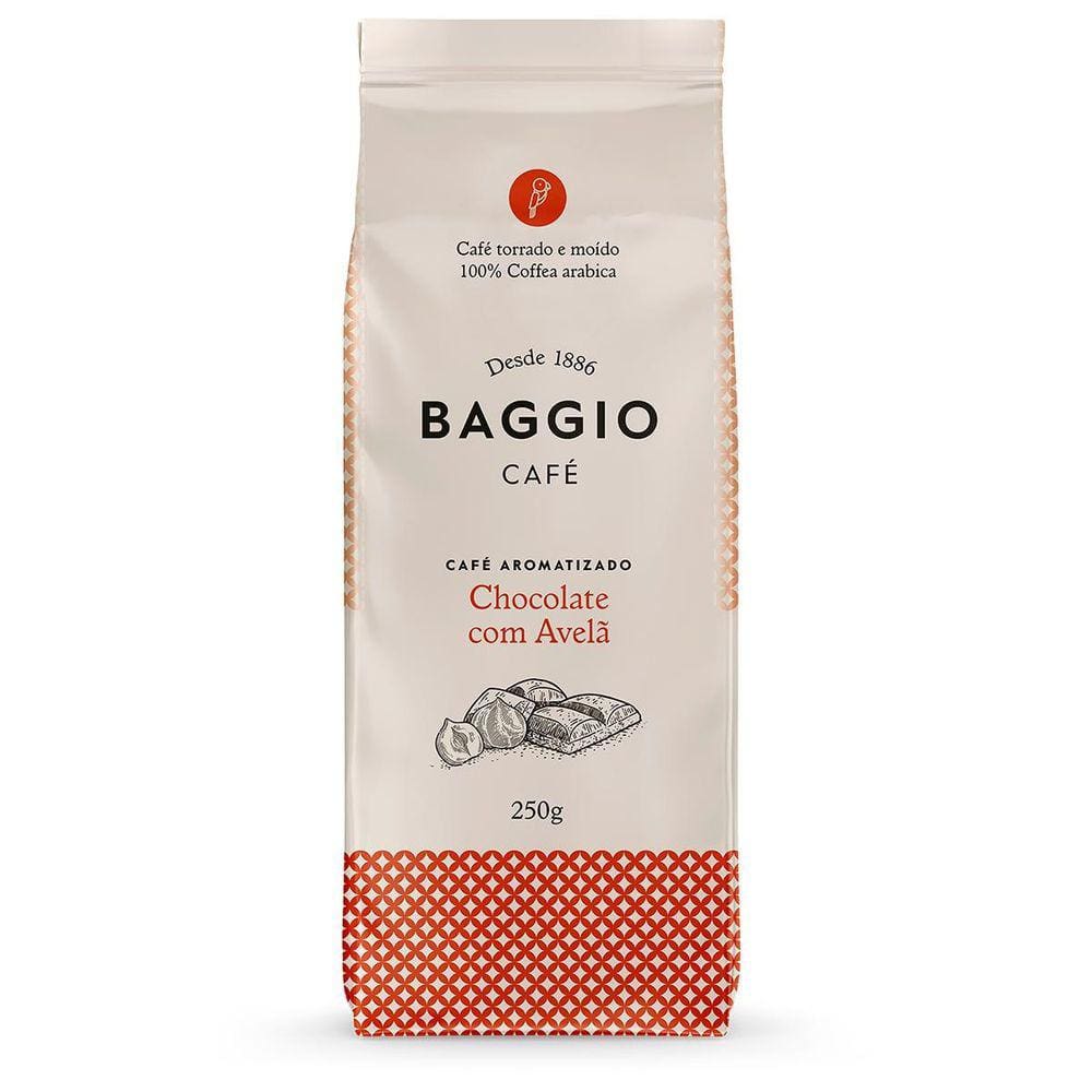 Café Gourmet Moido Aromas Baggio De Chocolate Com Avelã 250G